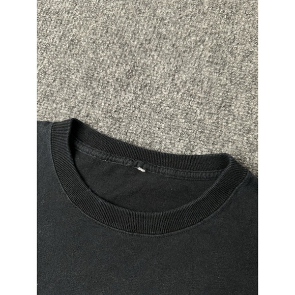 Mens Long Sleeve T Shirt RS Print Graphic Black Skate Style, Size L - Picture 3 of 5